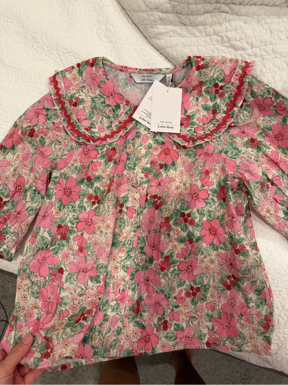 & Other Stories Floral Top